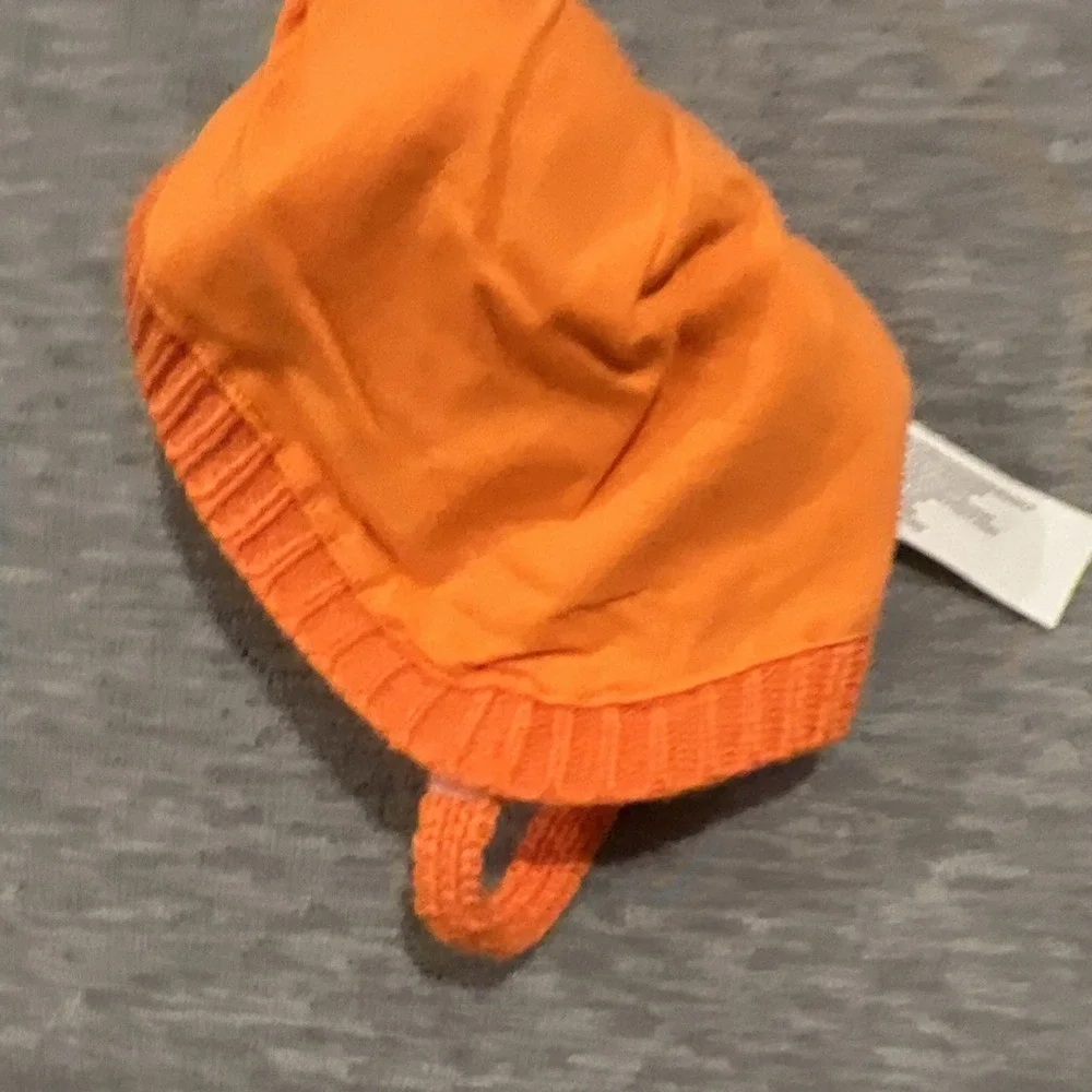 Cat & Jack Baby Halloween Pumpkin‎ Hat Stretch & Spider Web Hair Clips Bows New - Picture 6 of 13